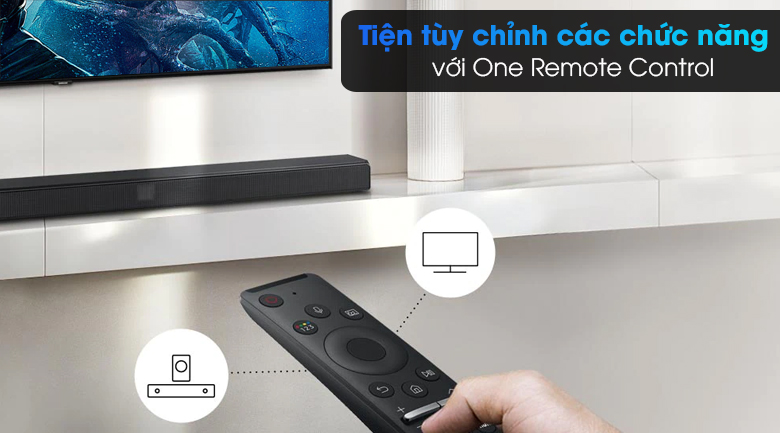 Loa thanh Samsung HW-T550 - Điều khiển tiện lợi với One Remote Control