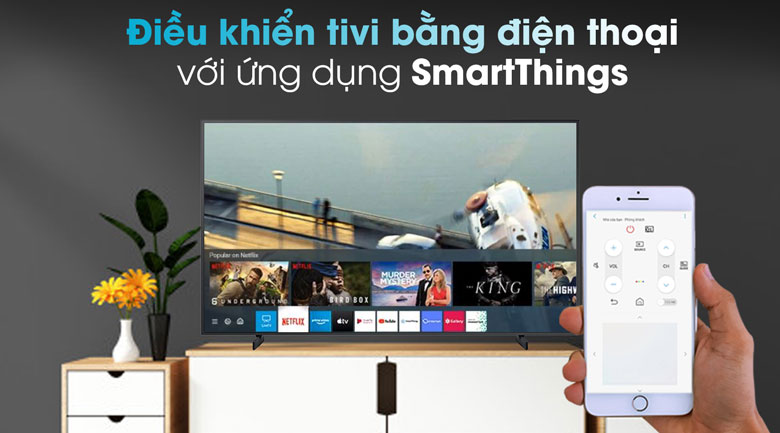 Smart Tivi QLED Samsung 4K 55 inch QA55LS03T - SmartThings