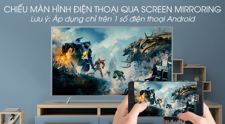 Smart Tivi QLED Samsung 4K 75 inch QA75Q65R - Chiếu màn hình