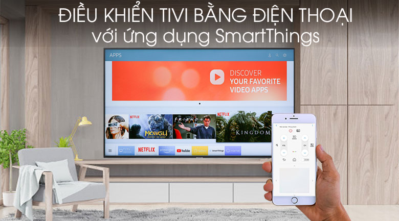 Smart Tivi Samsung 4K 70 inch UA70RU7200 - SmartThings