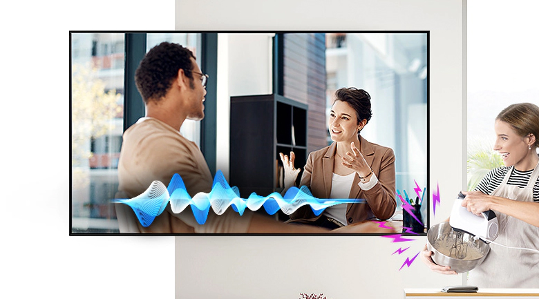 Smart Tivi Neo QLED 4K 98 inch Samsung QA98QN90A - Hiểu rõ các tình tiết trong phim với công nghệ Active Voice Amplifier (AVA)