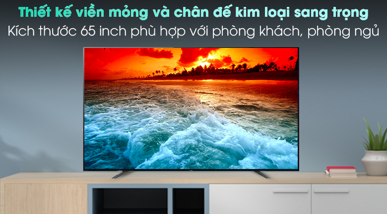 Android Tivi OLED Sony 4K 65 inch KD-65A8H - Thiết kế