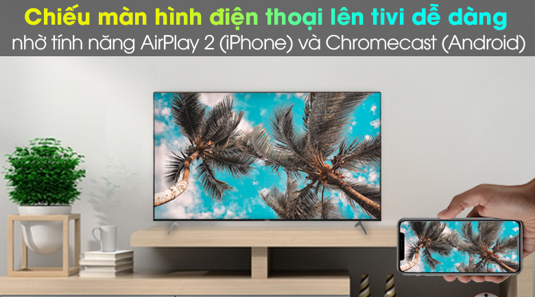  AirPlay 2 và Chromecast - Android Tivi Sony 4K 85 inch KD-85X9000H