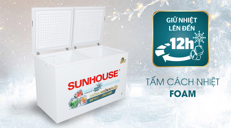 Tủ đông Sunhouse 300 lít SHR-F2412W2 - Tấm Foam cách nhiệt