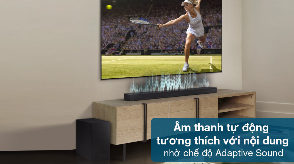 Loa thanh Samsung HW-Q630 - Chế độ Adaptive Sound