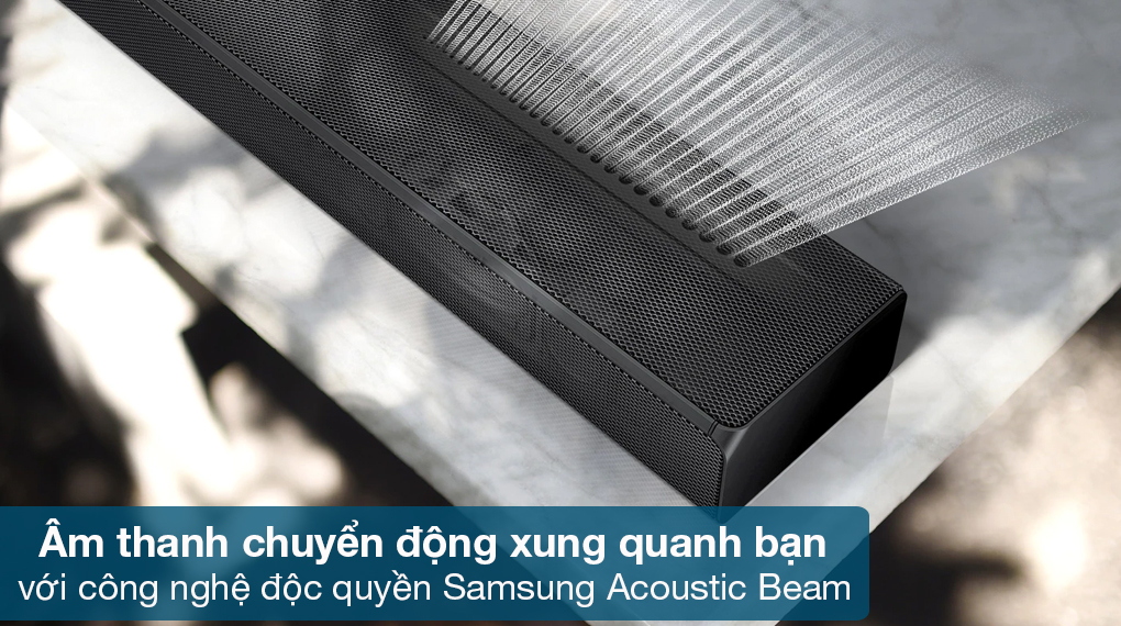 Loa thanh Samsung HW-Q630 - Thưởng thức chất âm tinh tế chuyển động quanh bạn nhờ công nghệ độc quyền Samsung Acoustic Beam