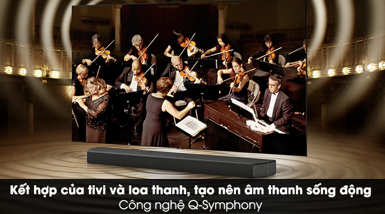 Loa thanh Samsung HW-Q950 - Kết hợp hoàn hảo giữa tivi và loa thông qua công nghệ Q-Symphony