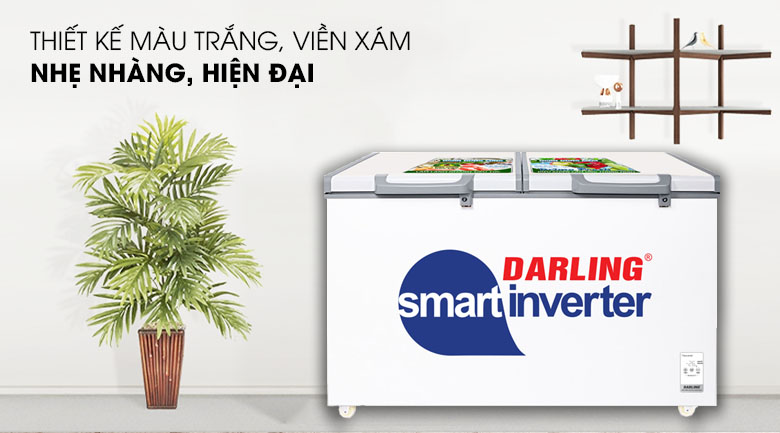 Tủ đông Darling Inverter 350 lít DMF-4699 WSI-4 - Thiết kế