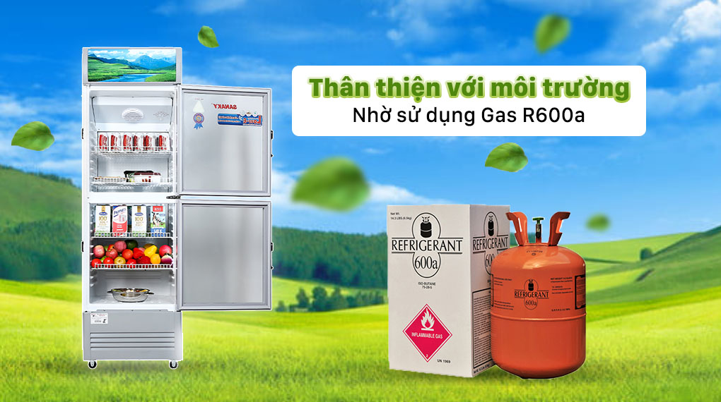 Tủ Mát Sanaky 340 lít TM.VH408WL - Gas R600a