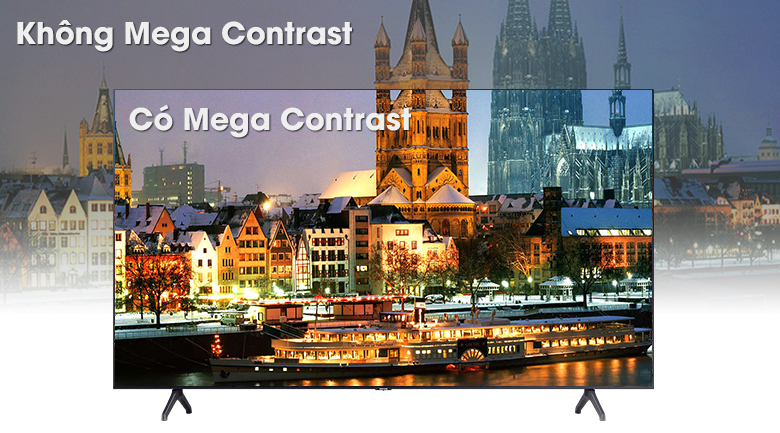 Smart Tivi Samsung 4K 50 inch UA50TU7000 - Công nghệ Mega Contrast