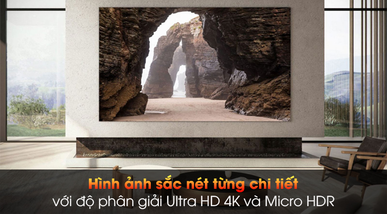 Smart Tivi The Wall Micro LED Samsung 4K 99 inch MNA110MS1A - Ultra HD 4K và Micro HDR