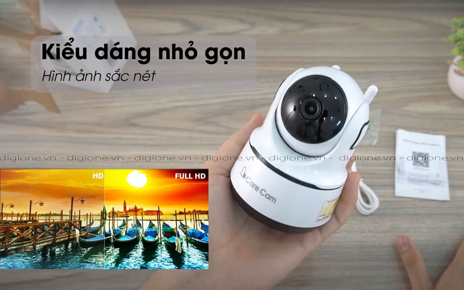 Kiểu dáng carecam-f200