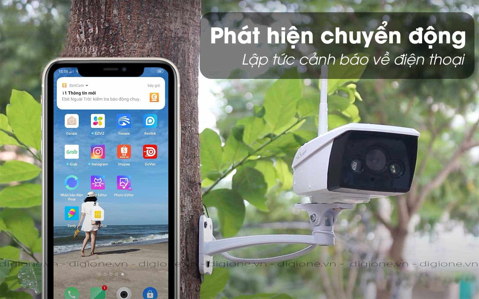 ebitcam-eb02 phát hiện chuyển động