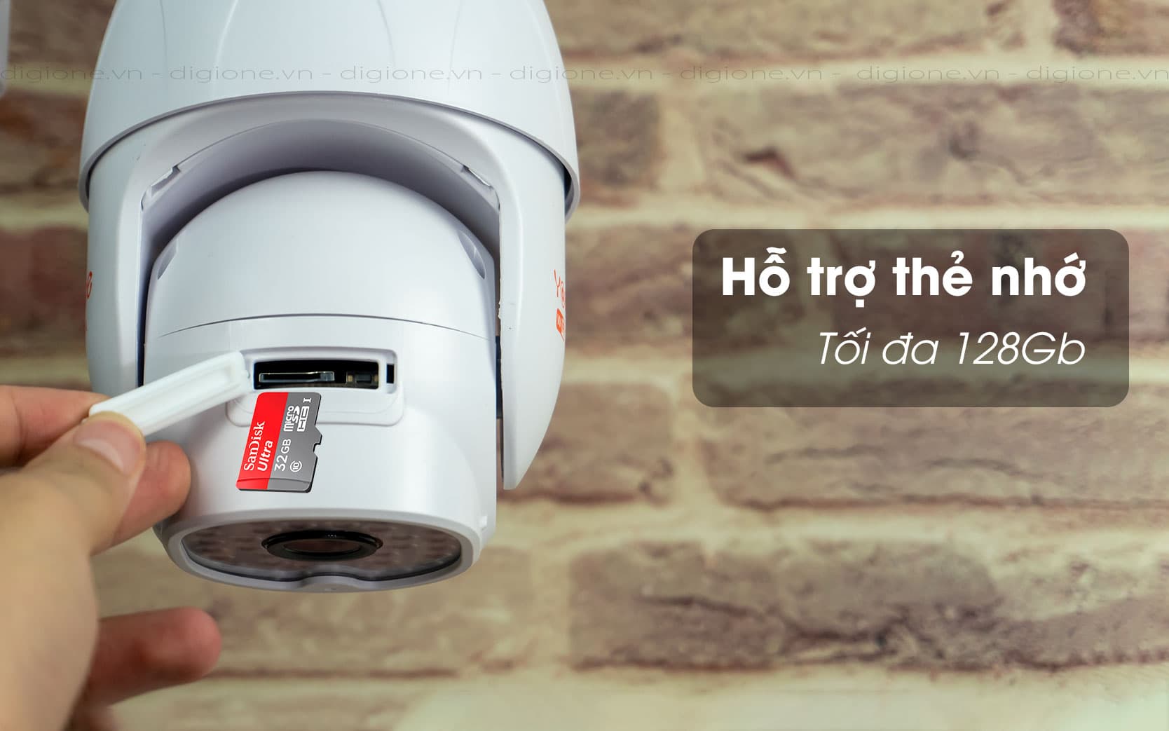 Yoosee-x3200 Hỗ trợ thẻ nhớ