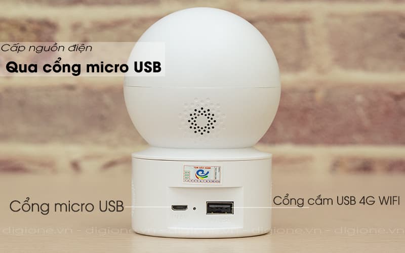 cổng kết nối - carecam yh200 1080p