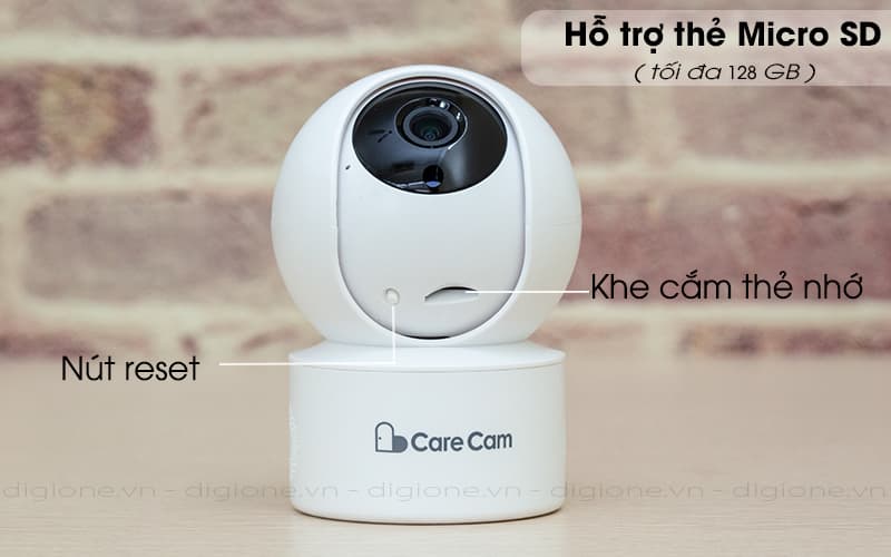 hỗ trợ lưu trữ thẻ nhớ - carecam yh200 1080p