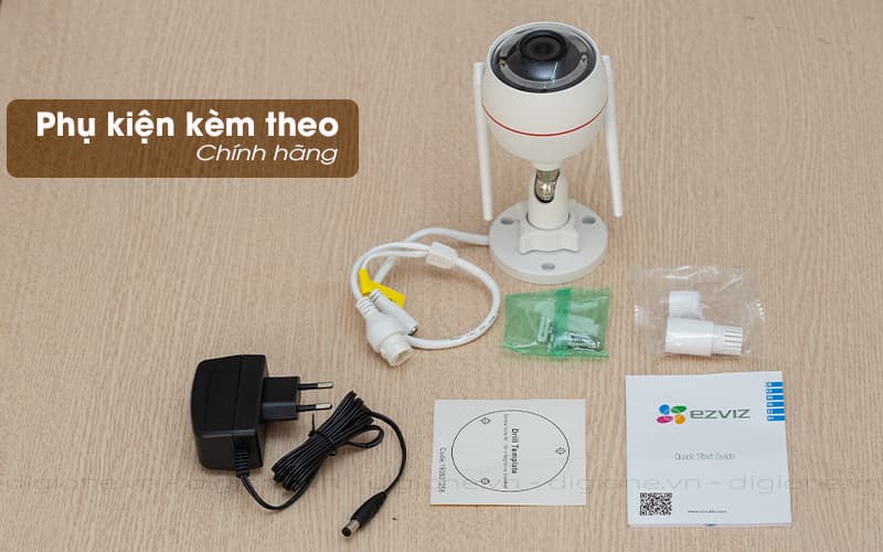 Phụ kiện đi kèm - Ezviz C3W CS-CV310 720P