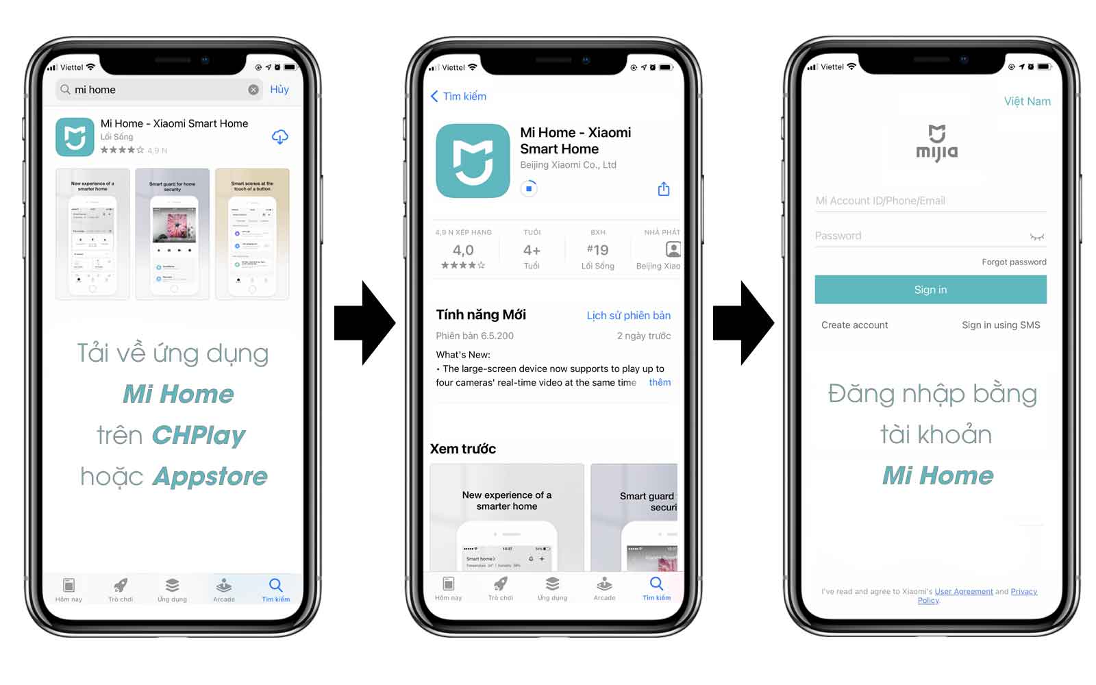 camera-xiaomi-Hướng dẫn cài đặt ứng dụng Mihome