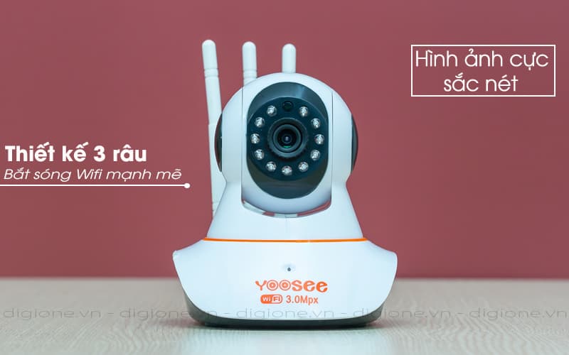 Thiết kế 3 râu - yoosee 3 râu 3.0M