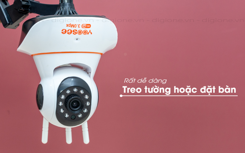 Có thể treo tường - yoosee 3 râu 3.0M