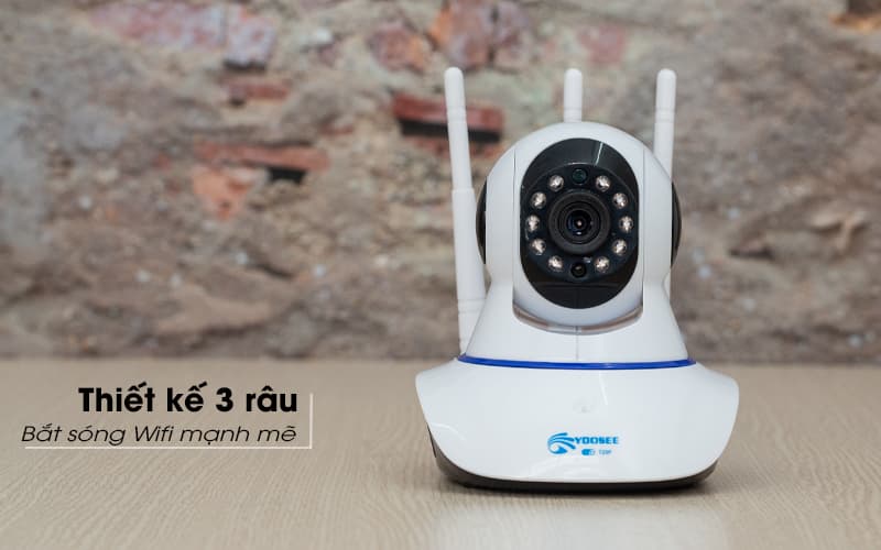 thiết kế ăng ten 3 râu -Yoosee 3 Râu 720p