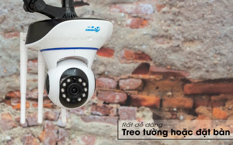 có thể treo lên tường - Yoosee 3 Râu 720p